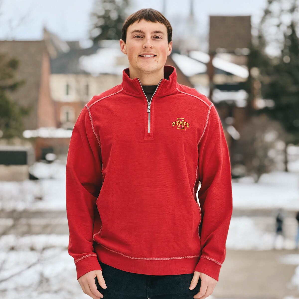 Tommy Bahama I-State Cardinal Montego Bay 1/4-Zip